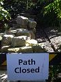 Closed path, Royal Botanic Gardens IMGP2652